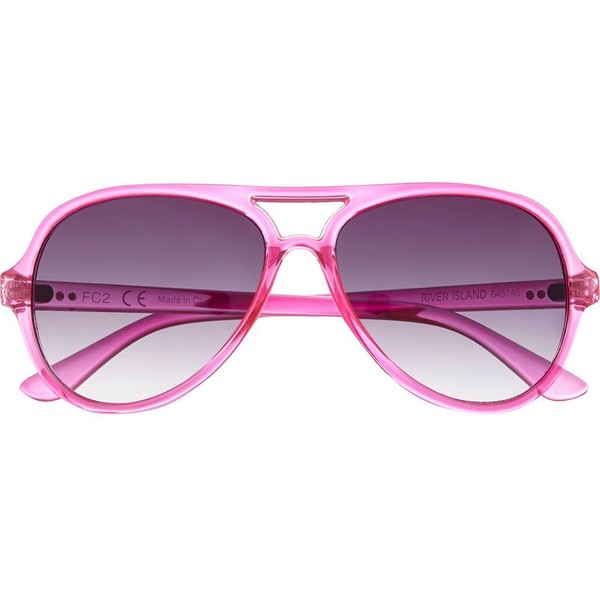 Pink Aviator Sunglasses