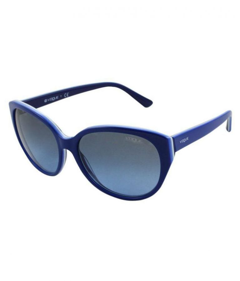 Blue Cat Eye Sunglasses