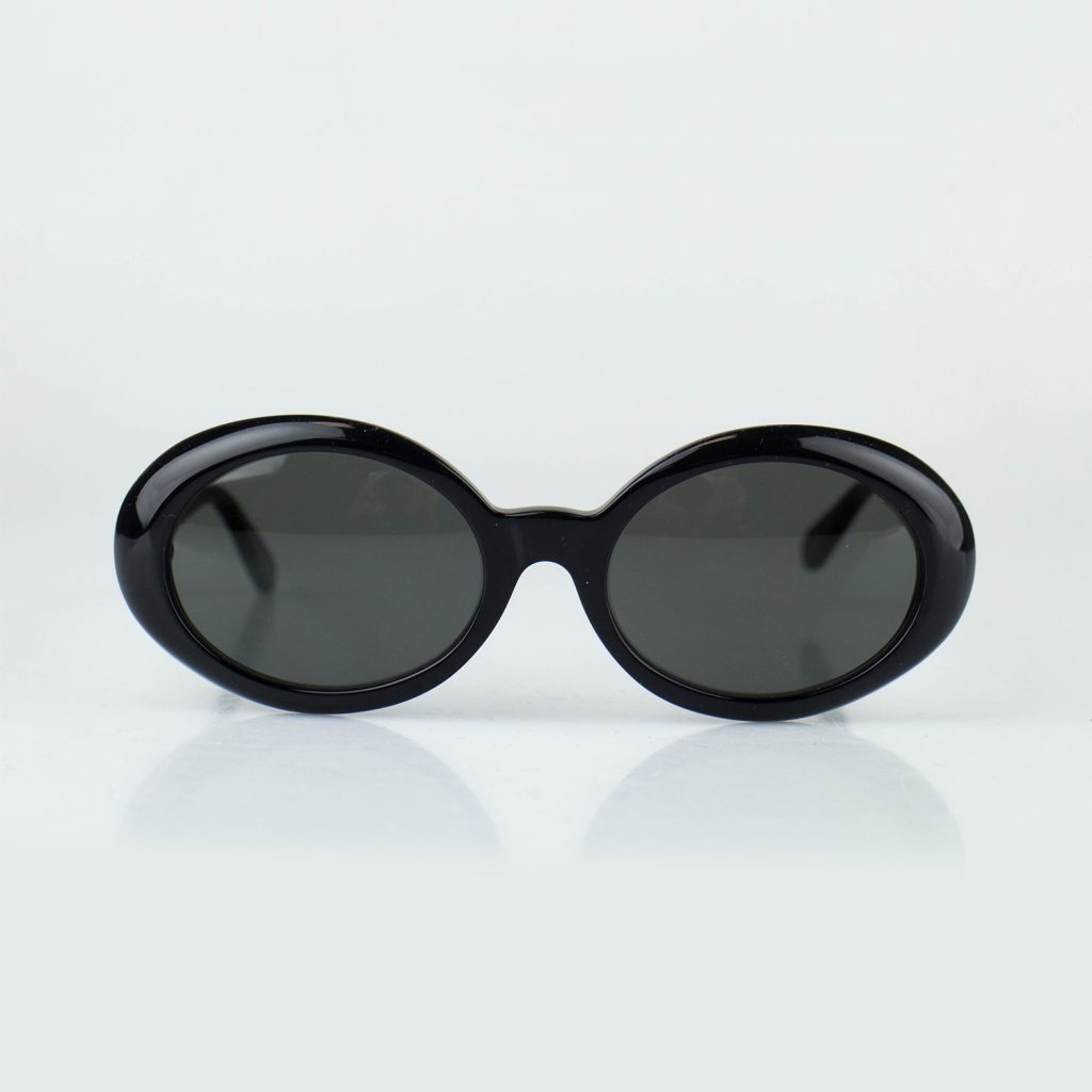 Black Oval Sunglasses
