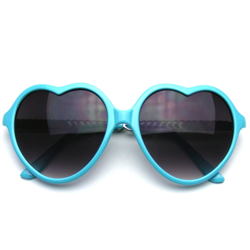 Blue Heart Sunglasses