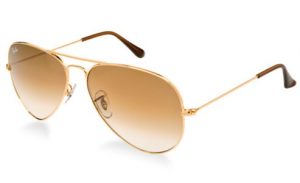 Gold Aviator Sunglasses for Women