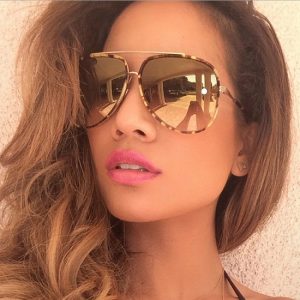 Oversized Aviator Sunglasses for Women