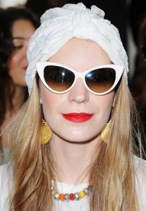 White Cat Eye Sunglasses Picture