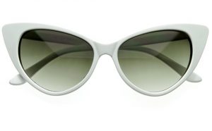 White Cat Eye Sunglasses Pictures