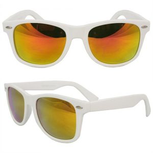 White Frame Wayfarer Sunglasses