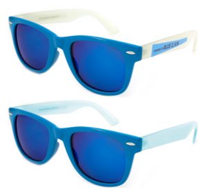 Blue Mirror Wayfarer Sunglasses
