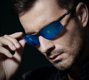 Blue Polarized Sunglasses for Men
