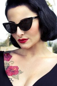 Cat Eye Black Sunglasses