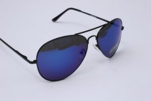 Image of Blue Aviator Sunglasses