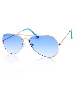 Light Blue Aviator Sunglasses