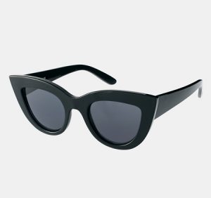 Matte Black Cat Eye Sunglasses