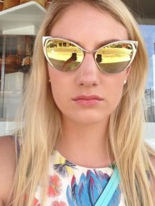 Mirror Cat Eye Sunglasses