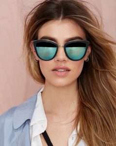 Mirrored Cat Eye Sunglasses
