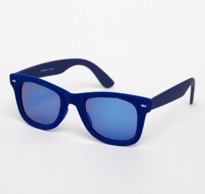 Navy Blue Wayfarer Sunglasses