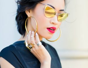 Pictures of Mirrored Cat Eye Sunglasses