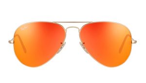 Pictures of Orange Aviator Sunglasses