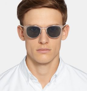 Clear Framed Sunglasses